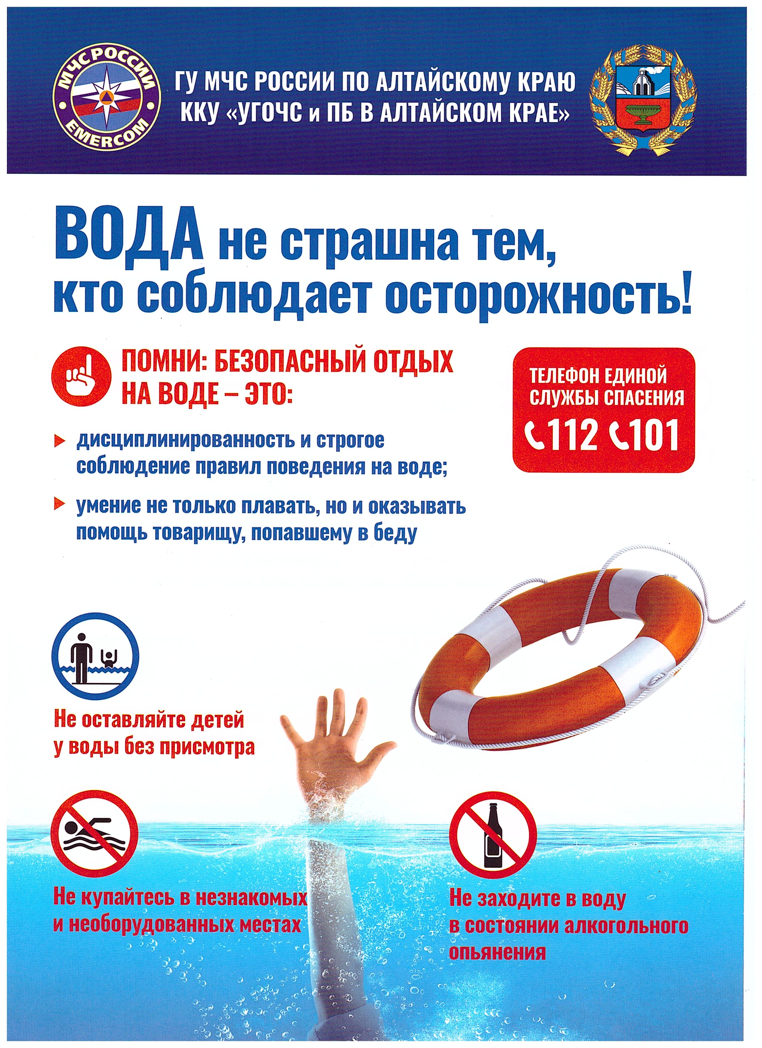&quot;Вода безопасная территория&quot;.